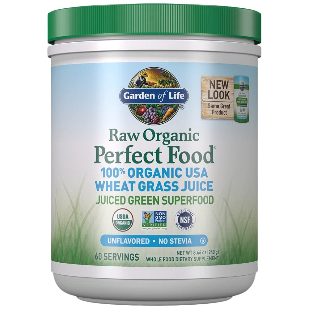 Garden Of Life Raw Organic Perfect Food Wheat Grass Juice - Сок от пшеничен стрък био