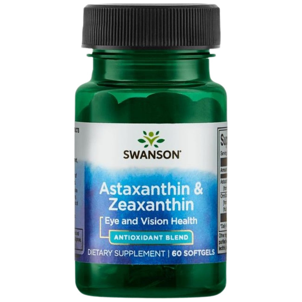 SWANSON Astaxanthin & Zeaxanthin - Астаксантин и зеаксантин