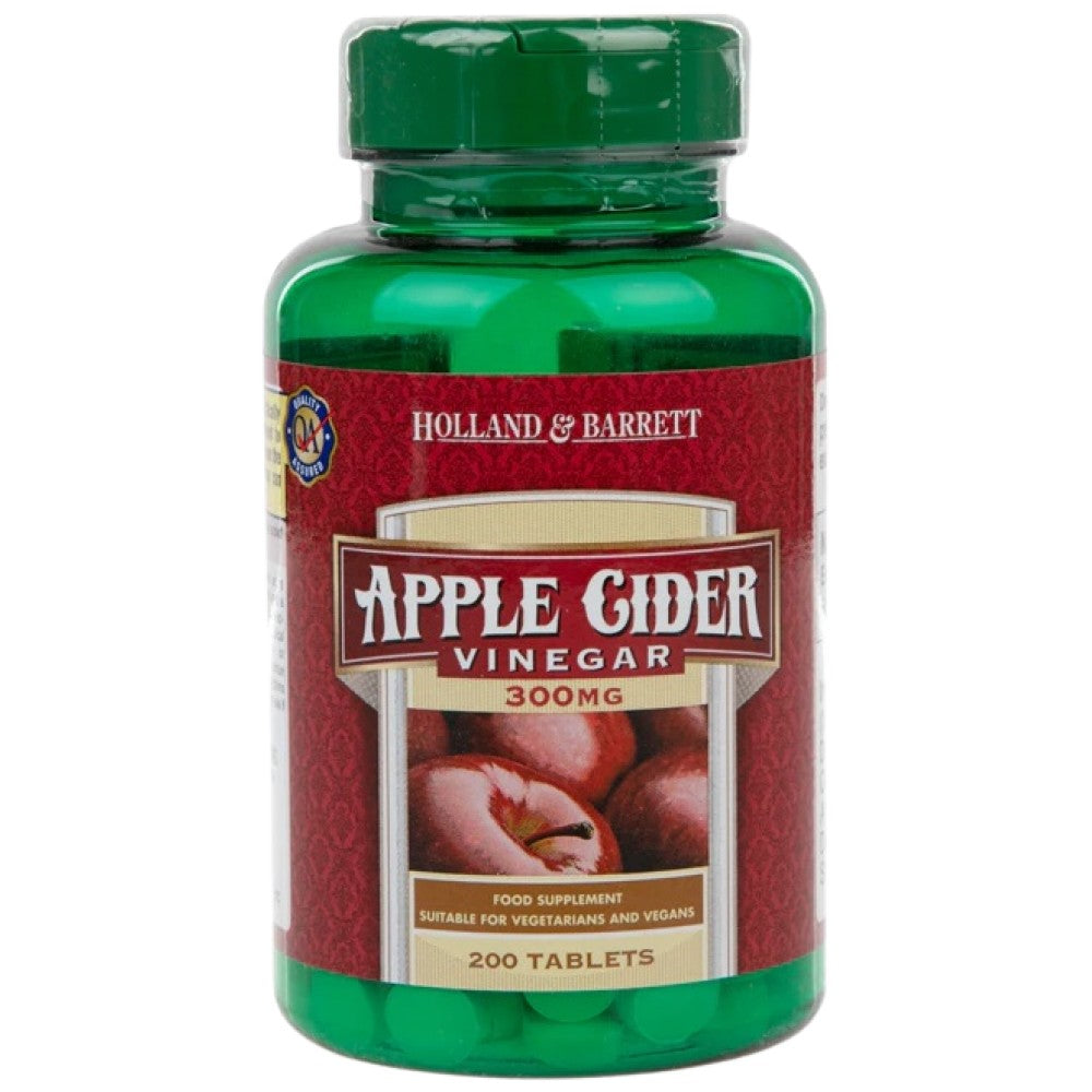 Holland And Barrett Apple Cider Vinegar 300 mg - Ябълков оцет 300 mg