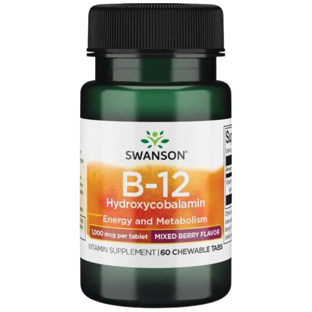 SWANSON B-12 Hydroxycobalamin 1000 mcg - Витамин B12 хидроксокобаламин 1000 mcg