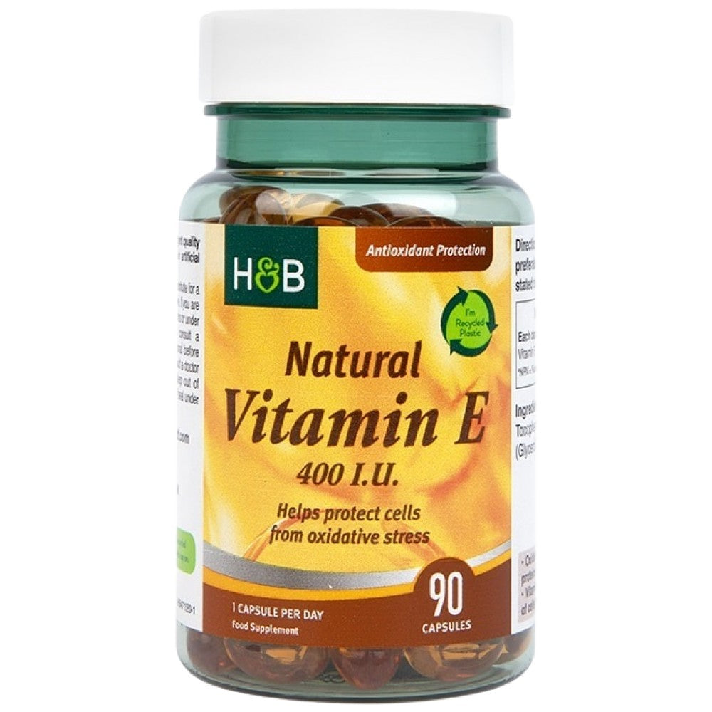 Holland And Barrett Natural Vitamin E 400 IU - Натурален Витамин Е 400 IU