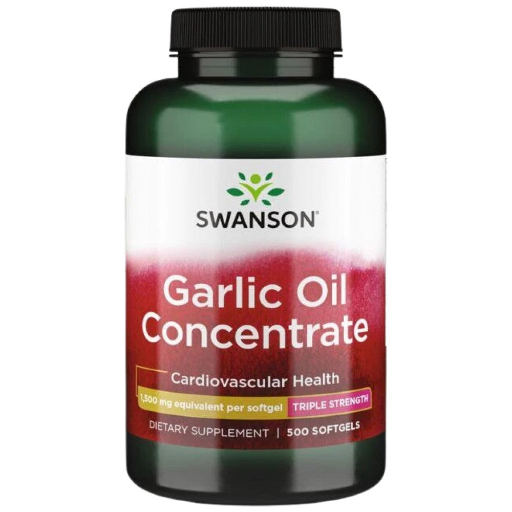 SWANSON Garlic Oil Concentrate 1500 mg - Чесново масло концентрат 1500 mg