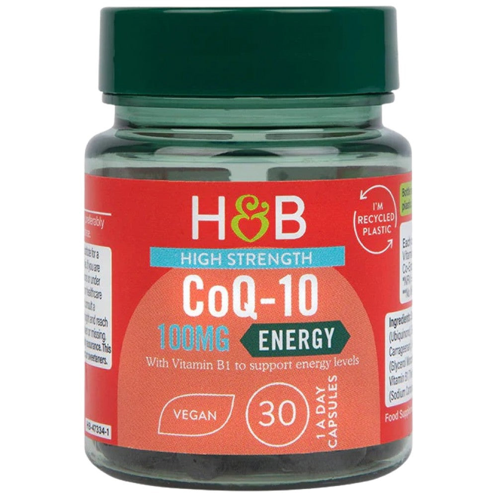 Holland And Barrett High Strength CoQ-10 100 mg - Коензим Q10 100 mg