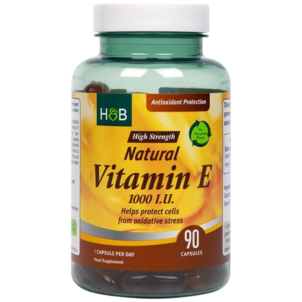 Holland And Barrett Natural Vitamin E 1000 IU - Натурален Витамин Е 1000 IU