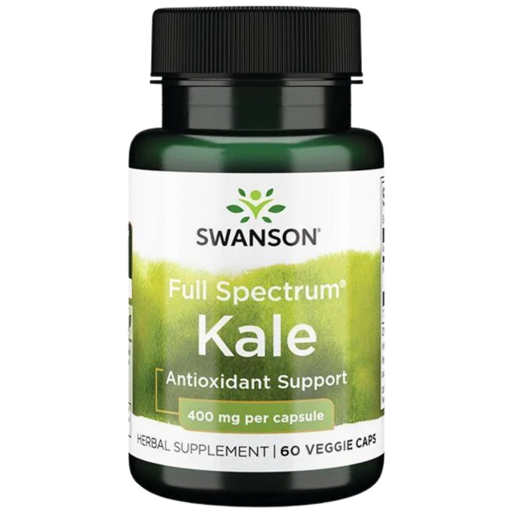 SWANSON Full Spectrum Kale 400 mg - Кейл къдраво зеле 400 mg