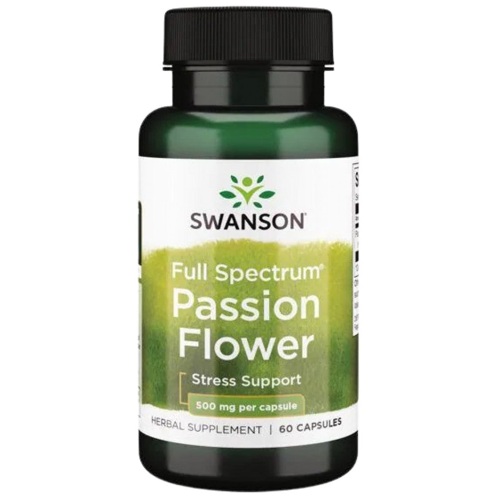 SWANSON Full Spectrum Passion Flower 500 mg - Пасифлора 500 mg