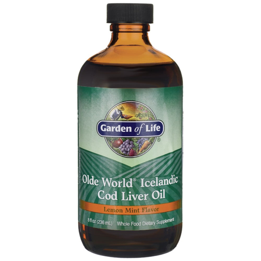 Garden Of Life Olde World Icelandic Cod Liver Oil - Исландско масло от черен дроб на треска