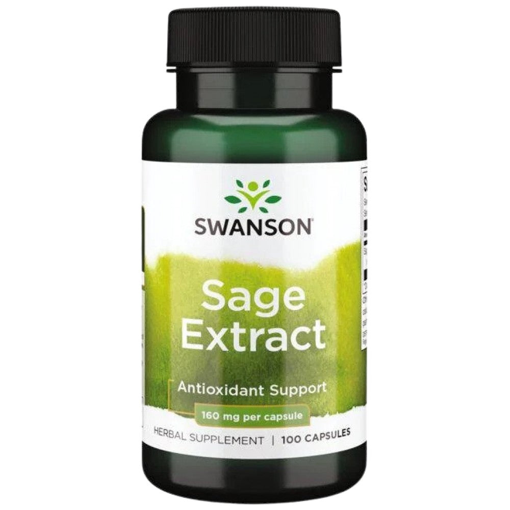 SWANSON Sage Extract 160 mg - Градински чай екстракт 160 mg
