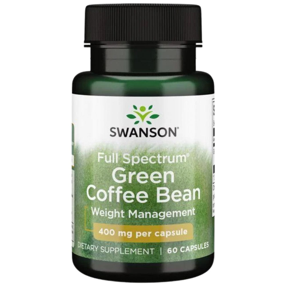 SWANSON Full Spectrum Green Coffee Bean 400 mg - Зелено кафе 400 mg