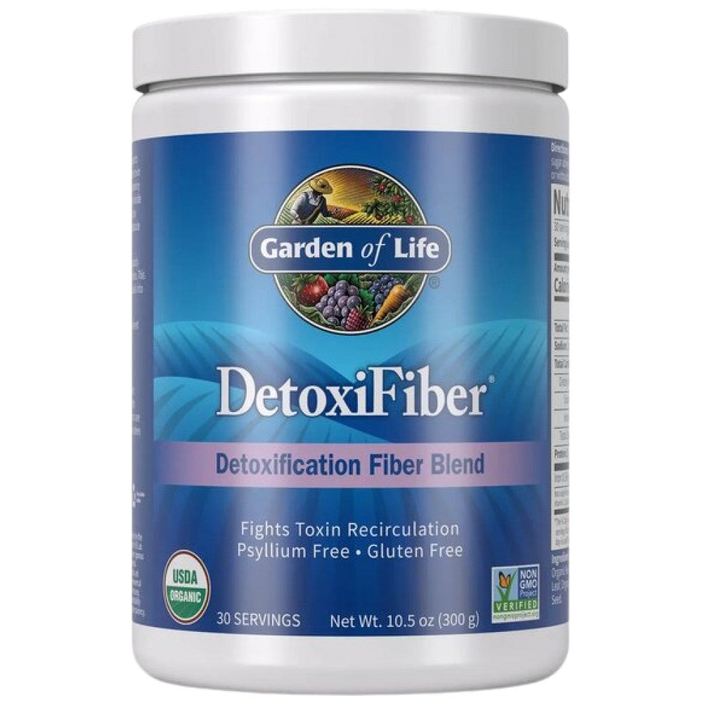 Garden Of Life DetoxiFiber Detoxification Fiber Blend - Фибри за детокс