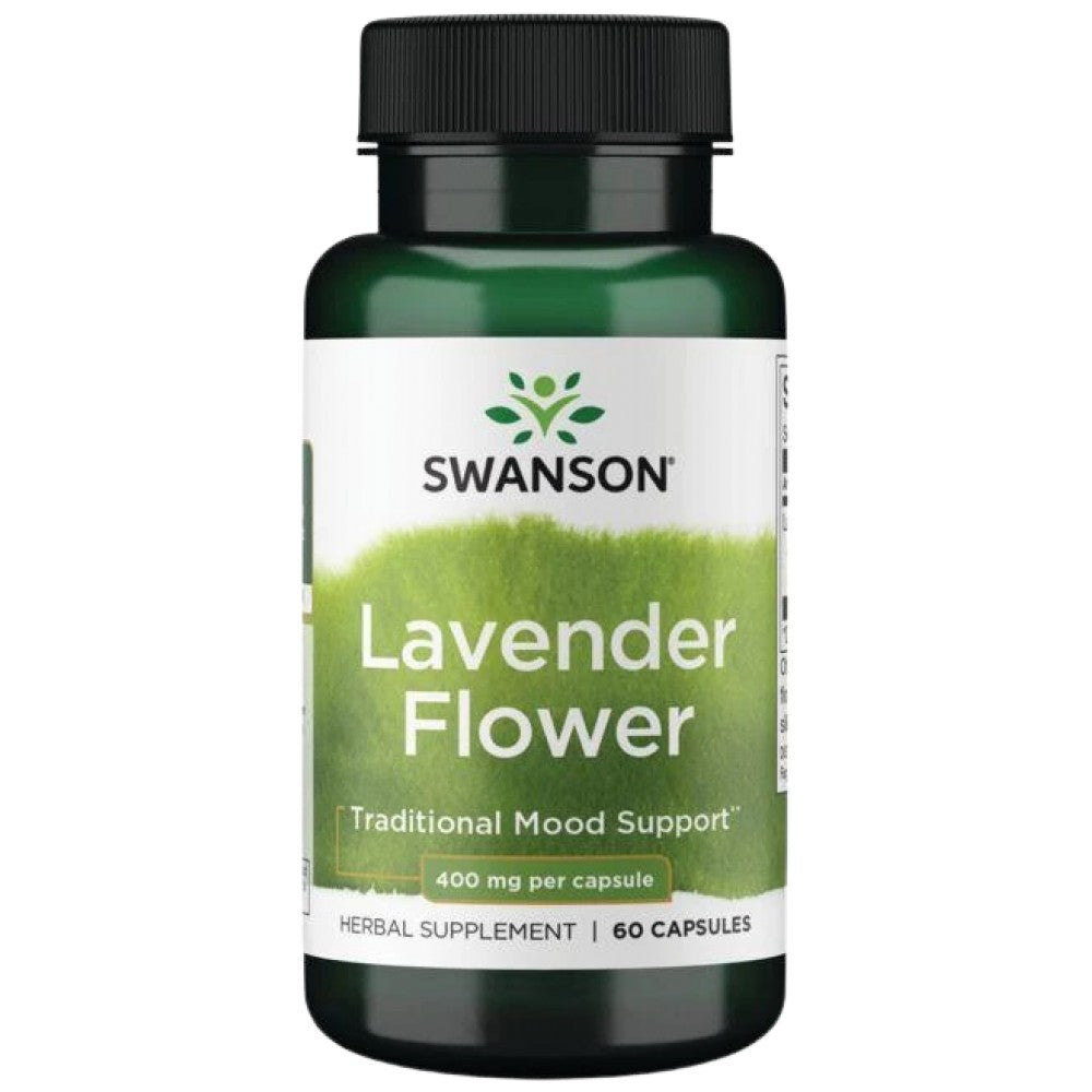 SWANSON Lavender Flower 400 mg - Лавандула цвят 400 mg