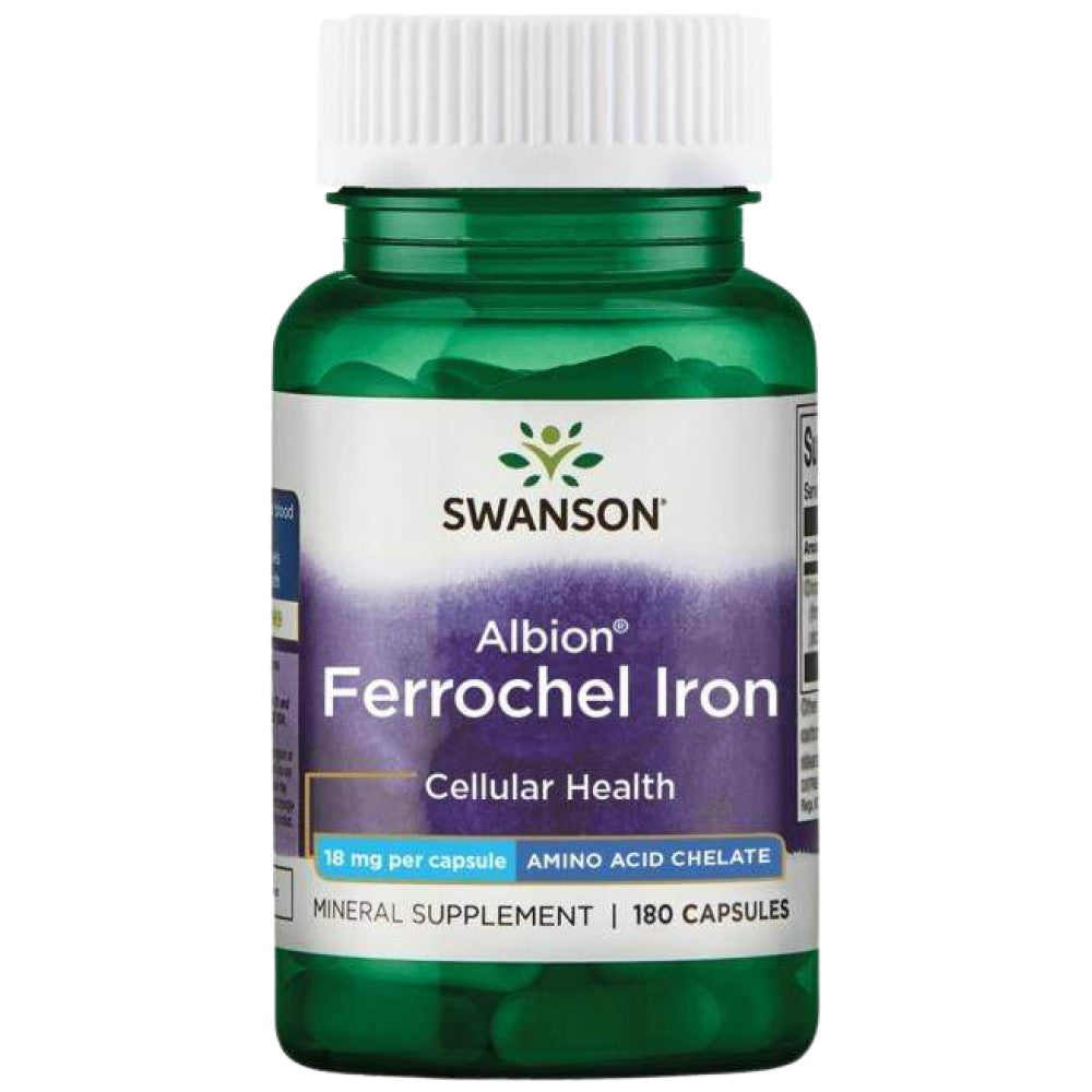 SWANSON Albion Ferrochel Iron 18 mg - Хелатно желязо 18 mg