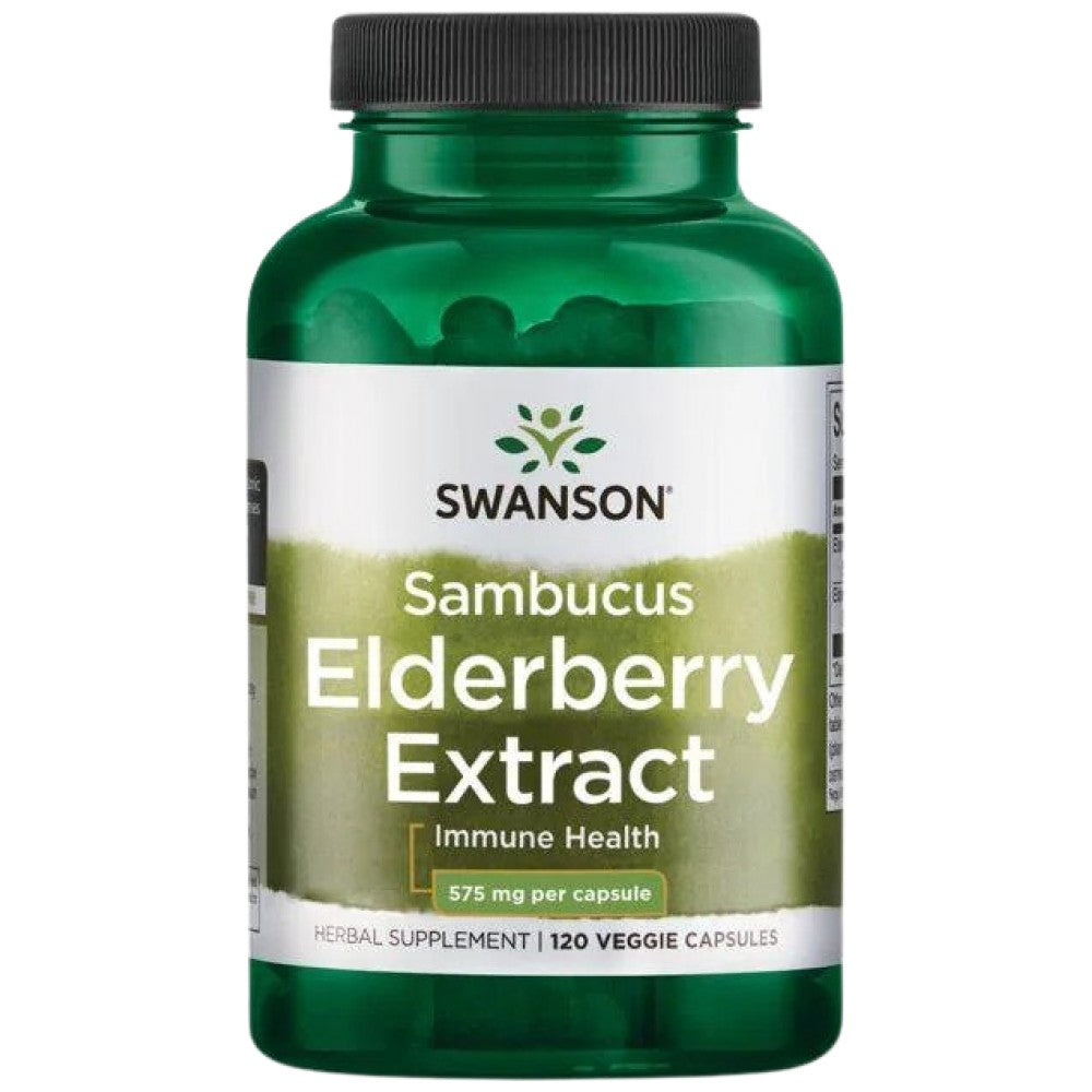 SWANSON Sambucus Elderberry Extract 575 mg - Черен бъз екстракт 575 mg