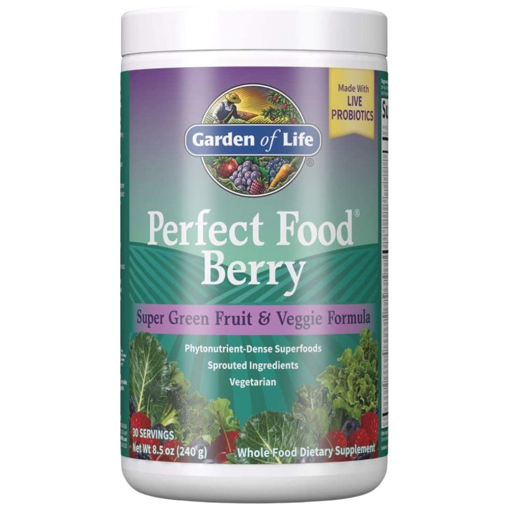Garden Of Life Perfect Food Berry Fruit & Veggie Formula - Суперхрана от плодове и зеленчуци
