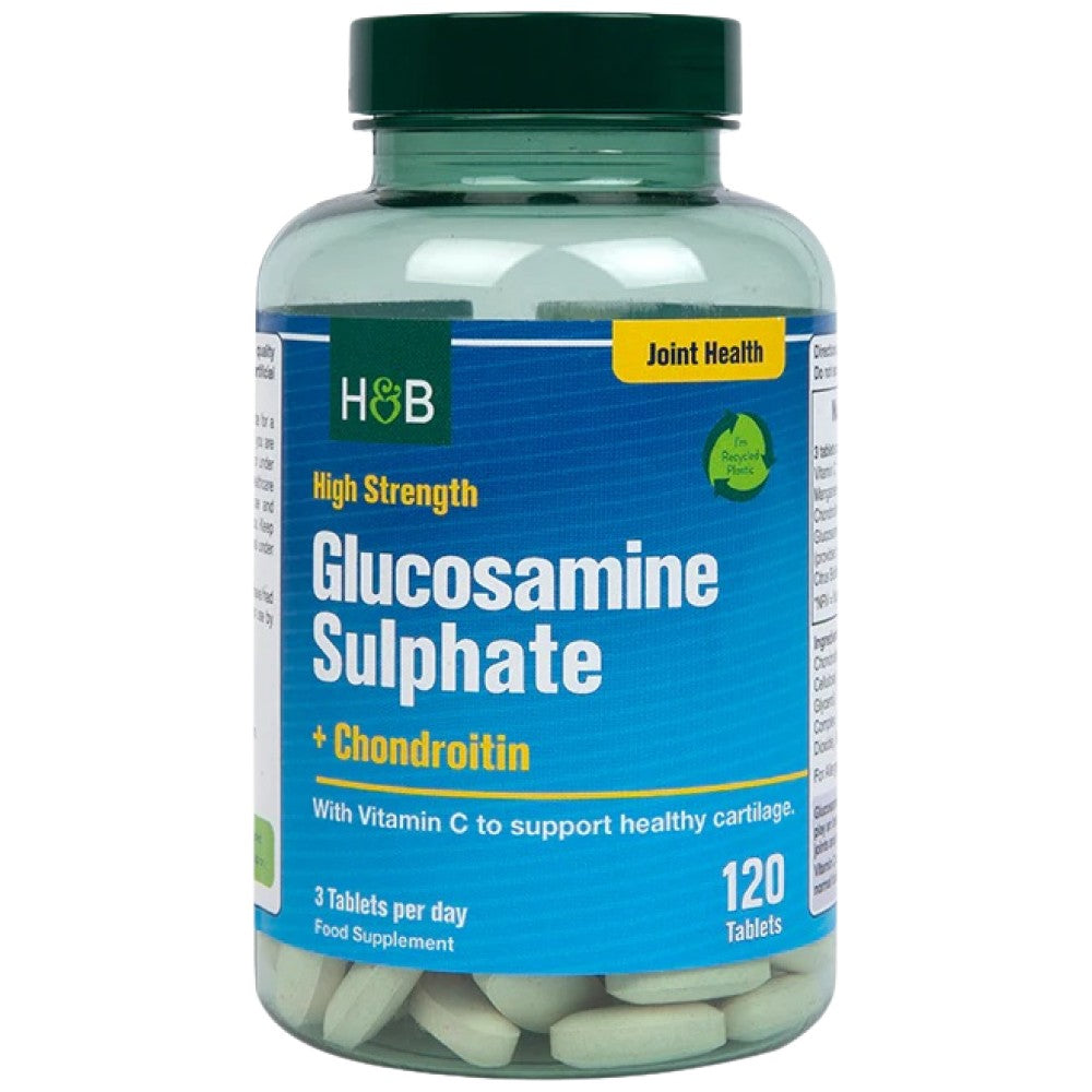 Holland And Barrett High Strength Glucosamine Sulphate + Chondroitin - Глюкозамин сулфат с хондроитин