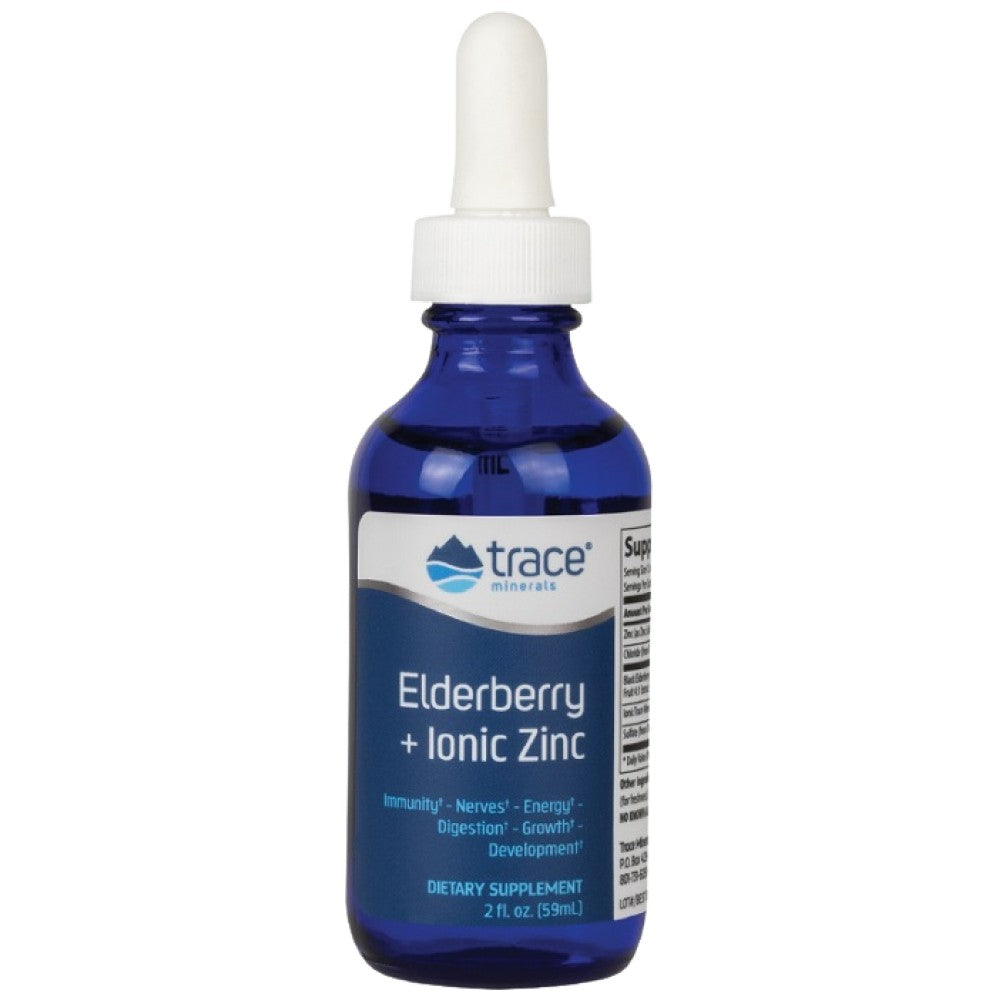 Trace Minerals Elderberry + Ionic Zinc - Черен бъз с йонен цинк