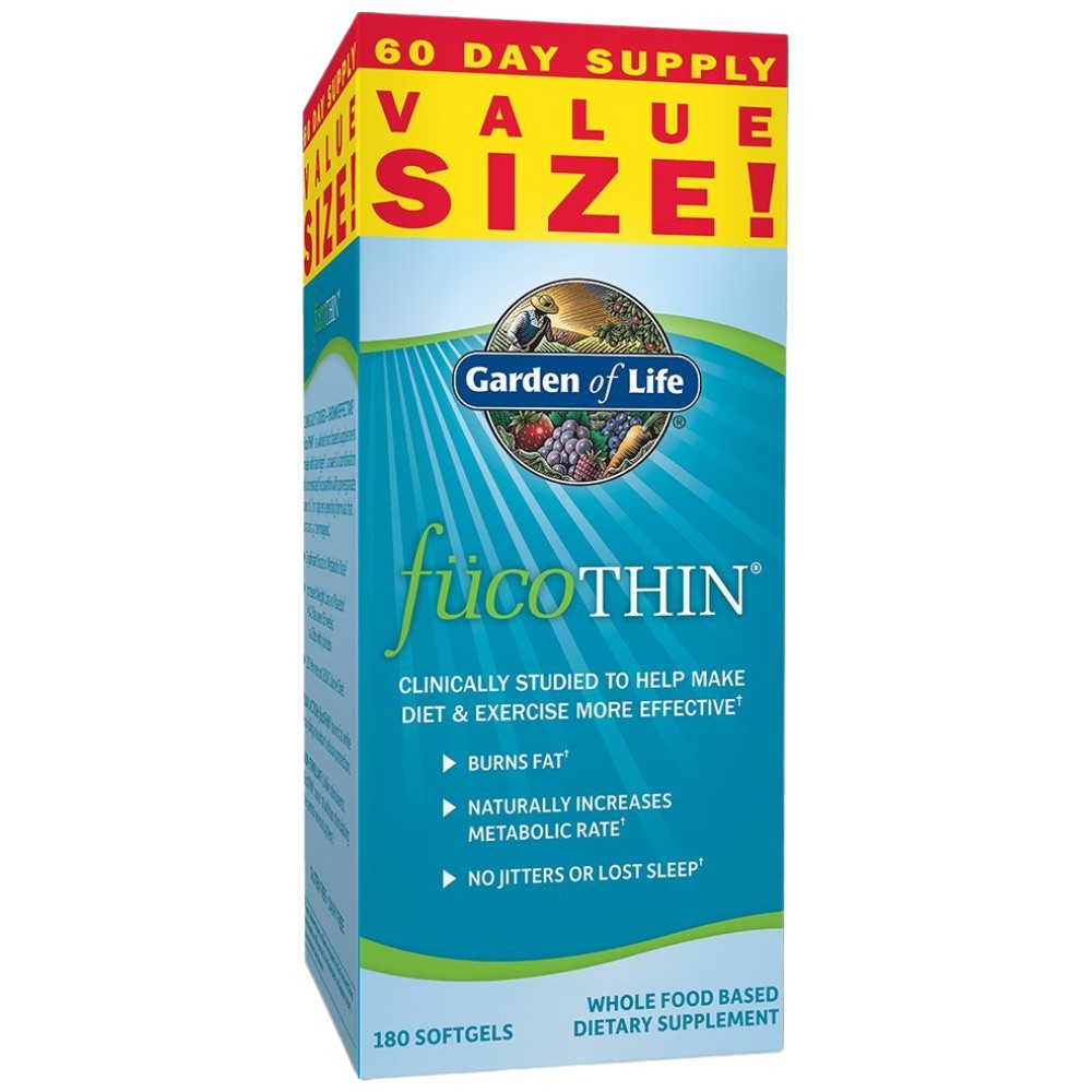 Garden Of Life FucoThin Non-Stimulant Thermogenic - Фукоксантин от водорасли за метаболизъм