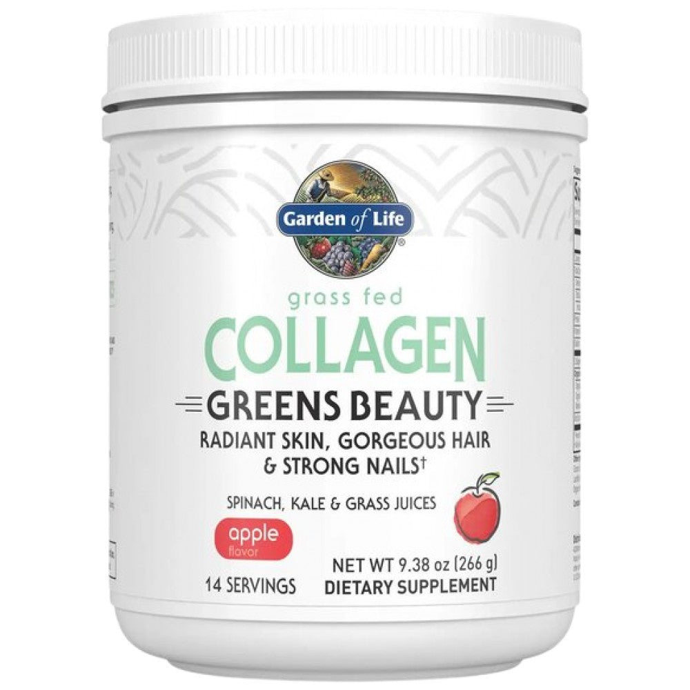 Garden Of Life Grass Fed Collagen Greens Beauty - Колаген със зелени суперхрани