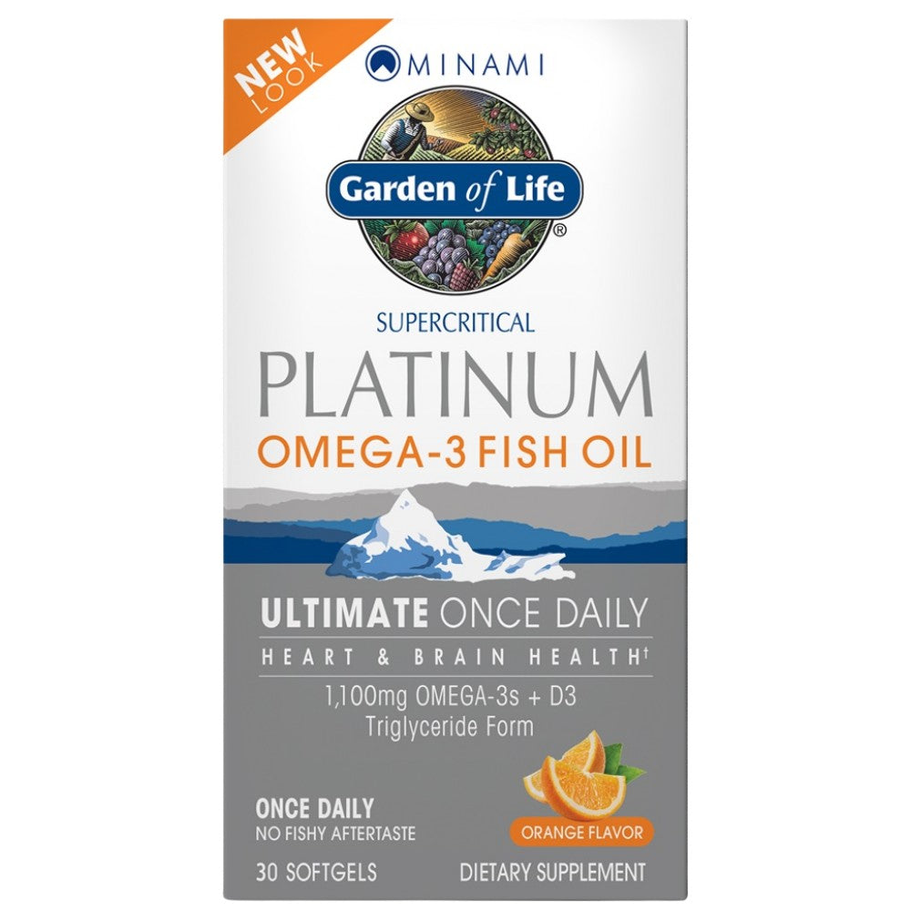 Garden Of Life Minami Platinum Omega-3 Fish Oil - Концентрирано рибено масло