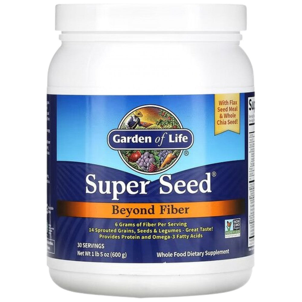Garden Of Life Super Seed Powder Beyond Fiber - Фибри от семена на прах