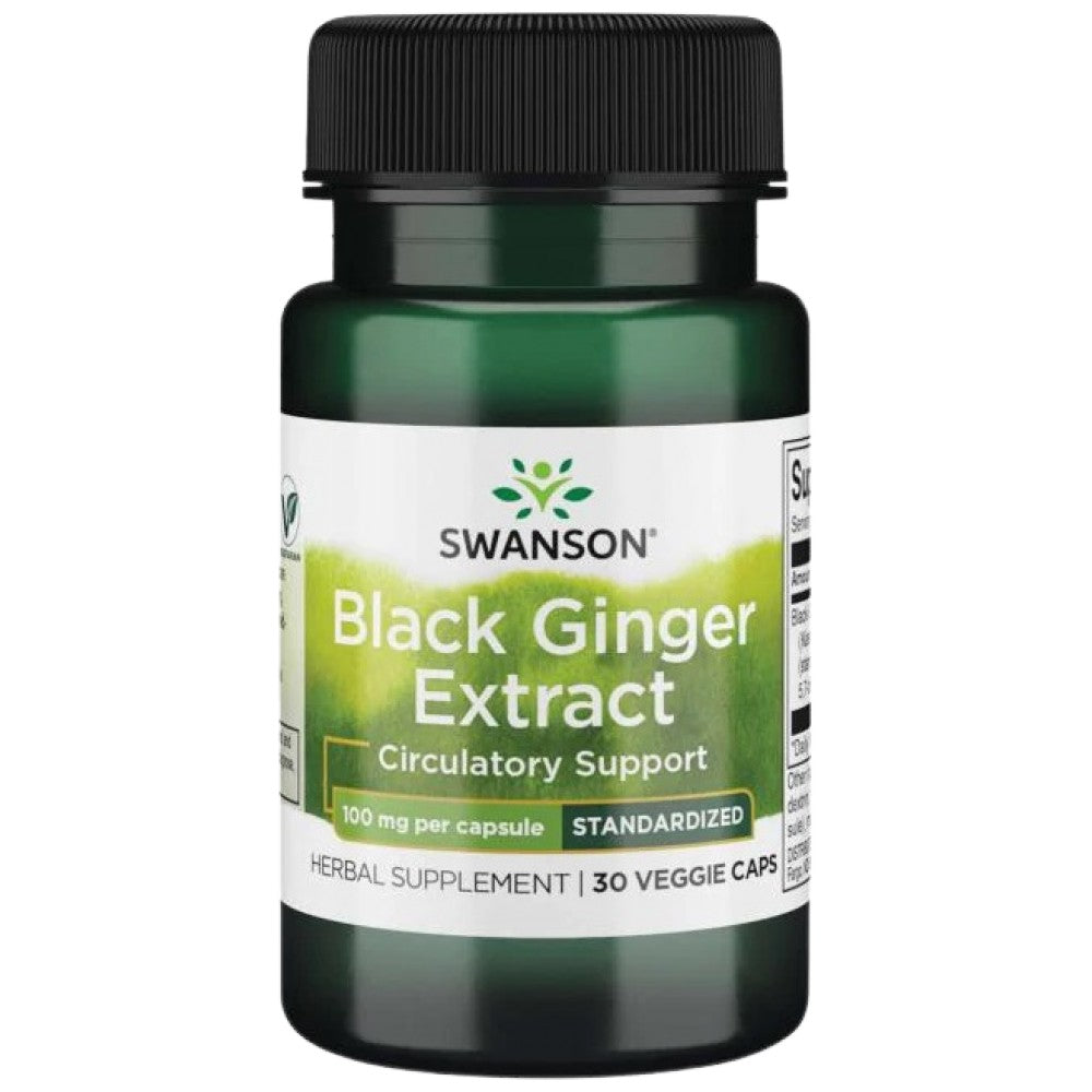 SWANSON Black Ginger Extract 100 mg - Черен джинджифил екстракт 100 mg