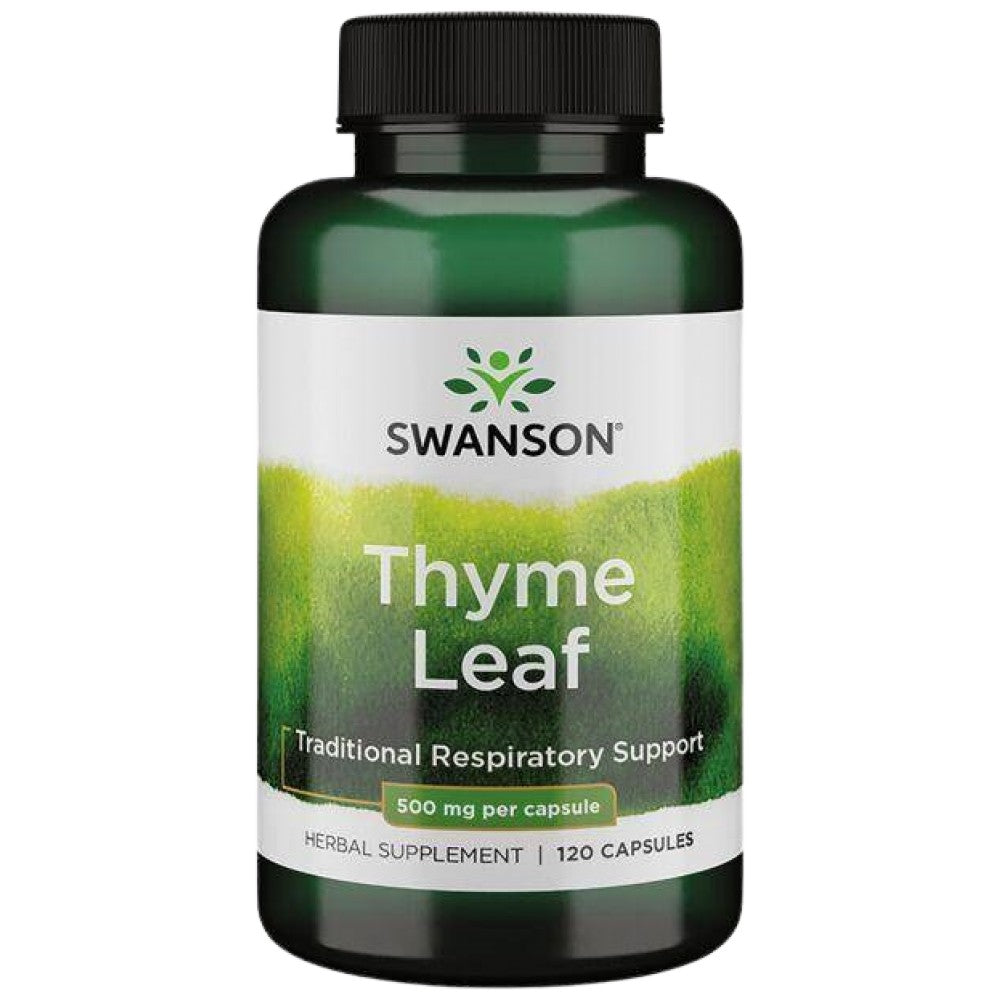 SWANSON Thyme Leaf 500 mg - Мащерка лист 500 mg