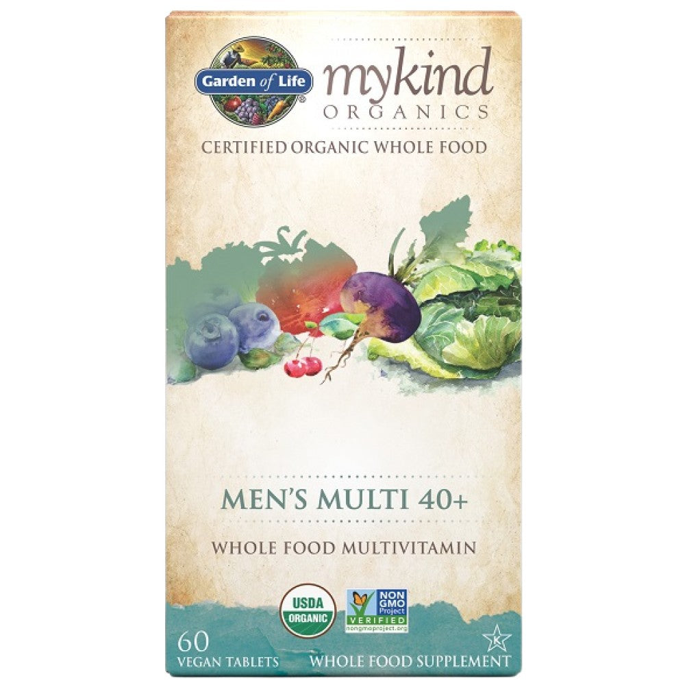 Garden Of Life Mykind Organics Men's Multi 40+ - Био мултивитамини за мъже 40+