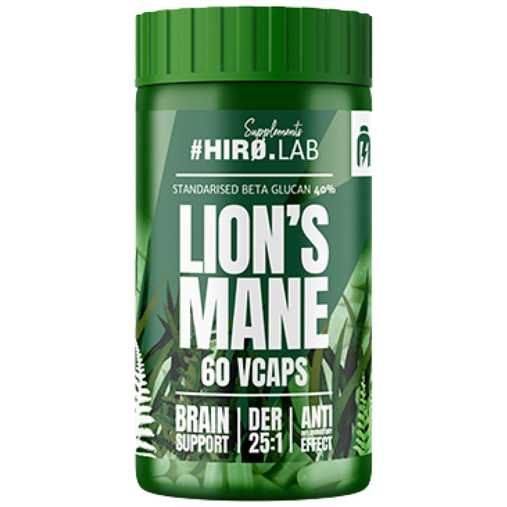 Hero.Lab Lion's Mane 40% Beta-Glucans - Лъвска грива 40% бета-глюкани