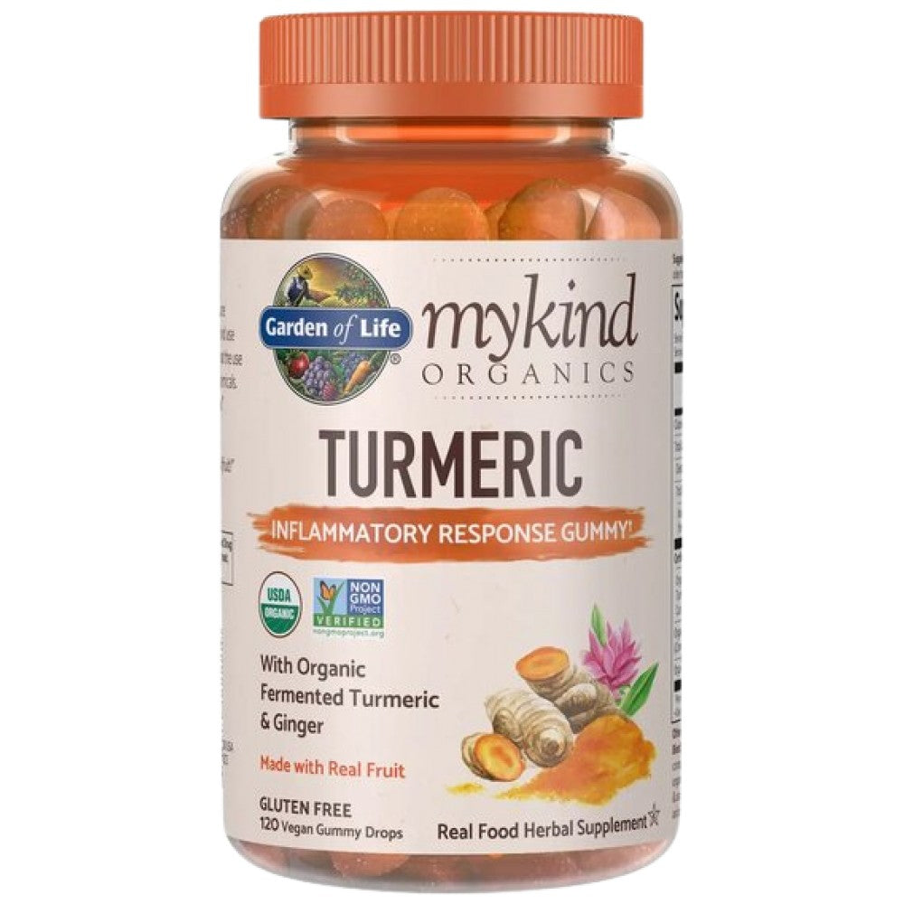 Garden Of Life Mykind Organic Turmeric Real Fruit - Био куркума гъми