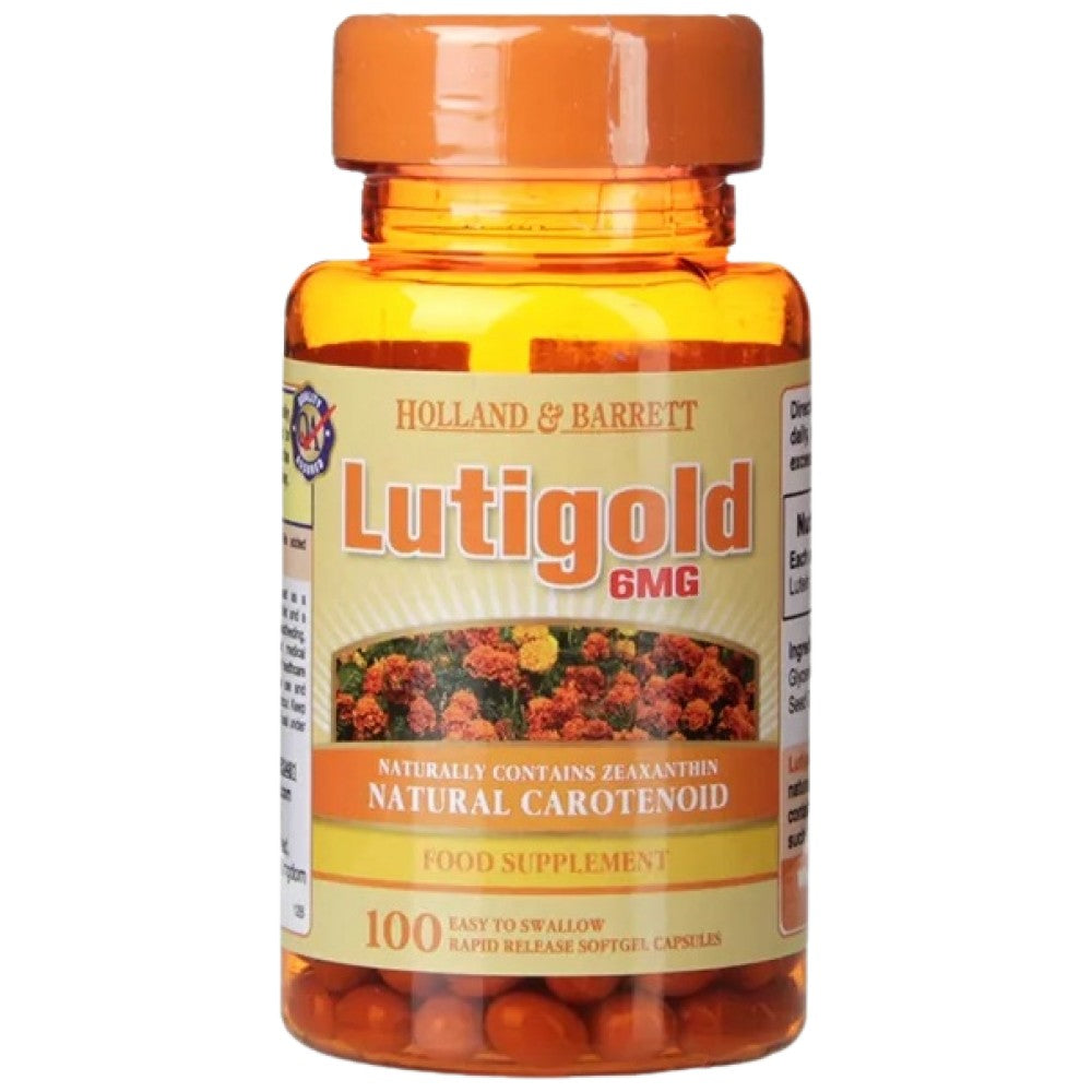 Holland And Barrett Lutigold Lutein 6 mg - Лутеин 6 mg за очите