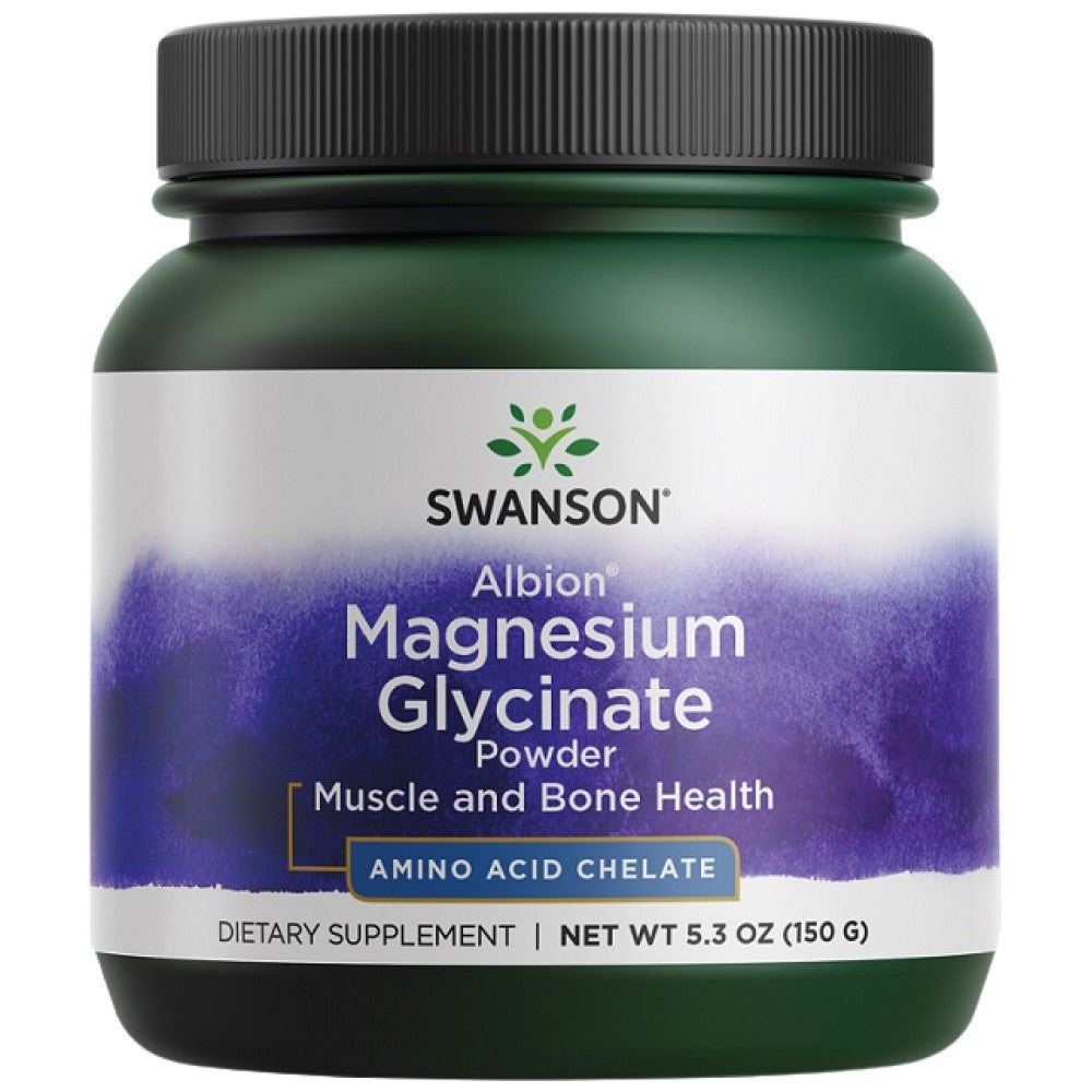 SWANSON Albion Magnesium Glycinate Powder - Магнезиев глицинат Albion на прах
