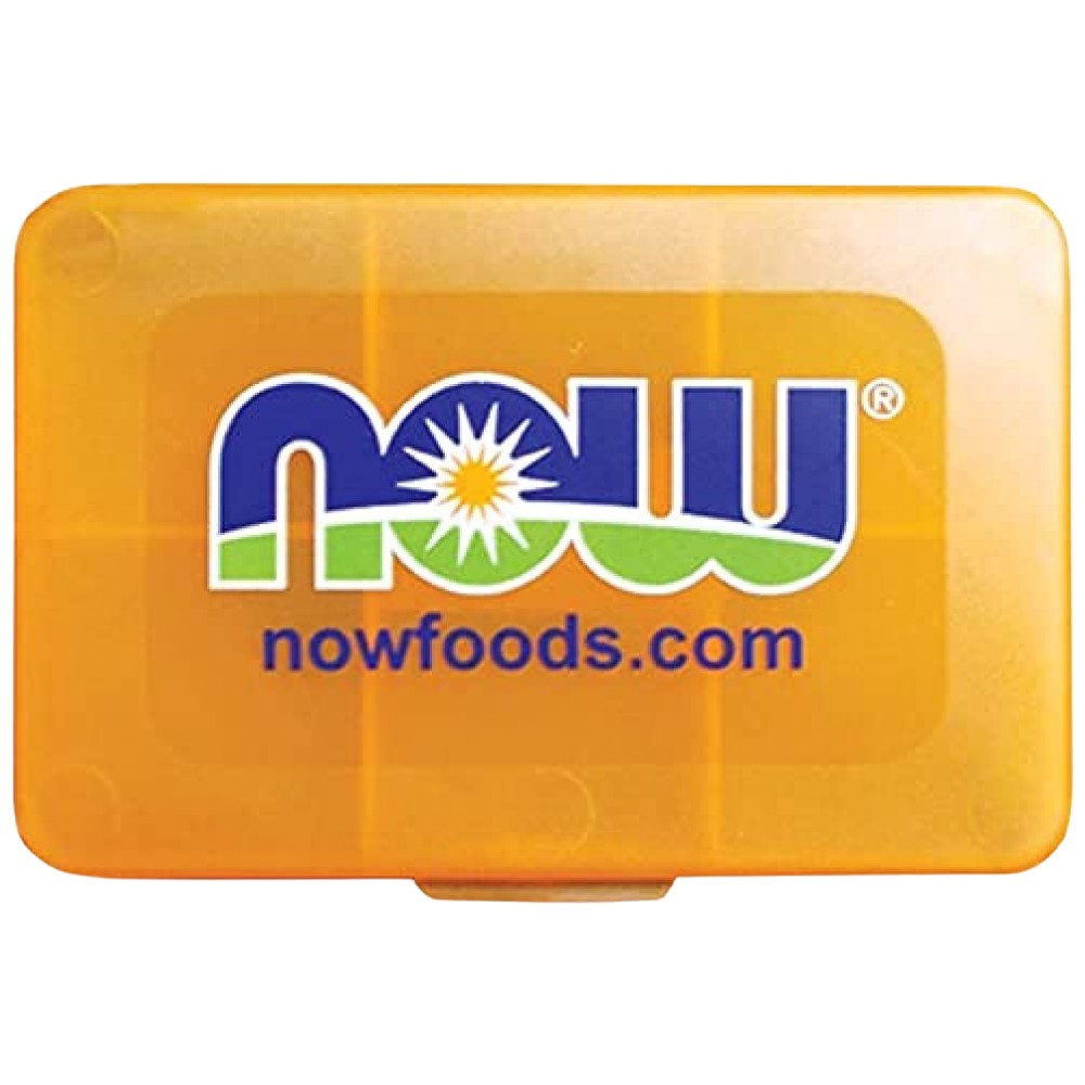 NOW Foods Pillbox Vitamin Case - Кутийка за витамини