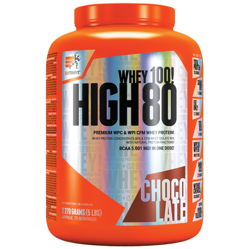 Extrifit Sports Nutrition High Whey 80 - Суроватъчен протеин концентрат 80%