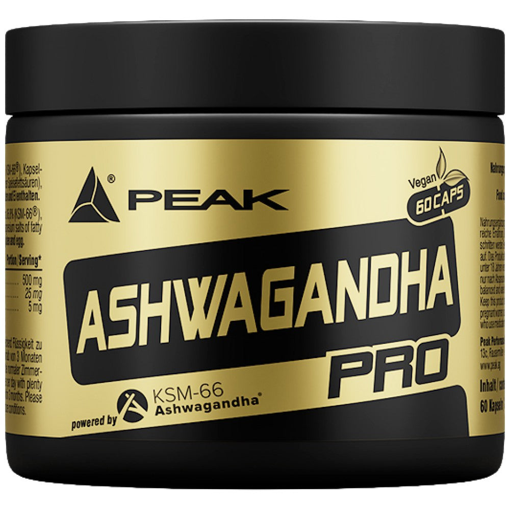 PEAK Ashwagandha Pro KSM-66 500 mg - Ашваганда KSM-66 500 mg