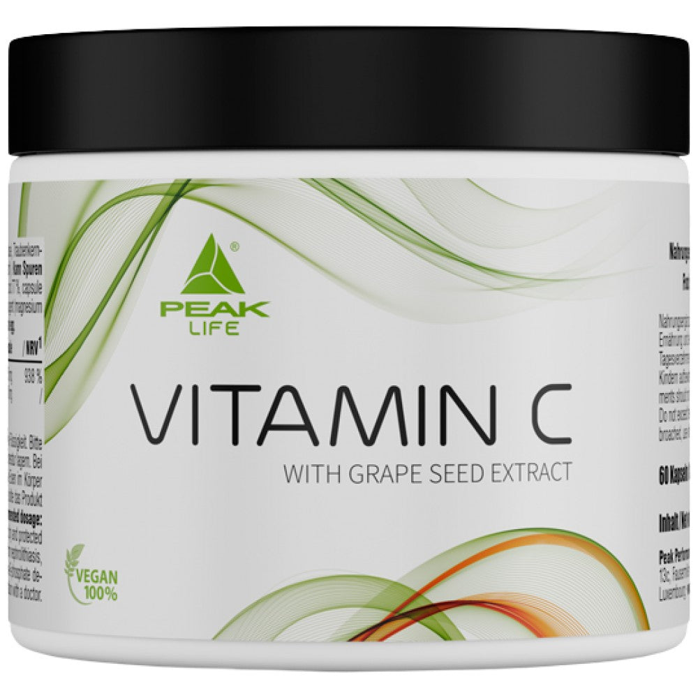 PEAK Vitamin C 750 mg with GrapeSeed - Витамин Ц с гроздови семки 750 mg