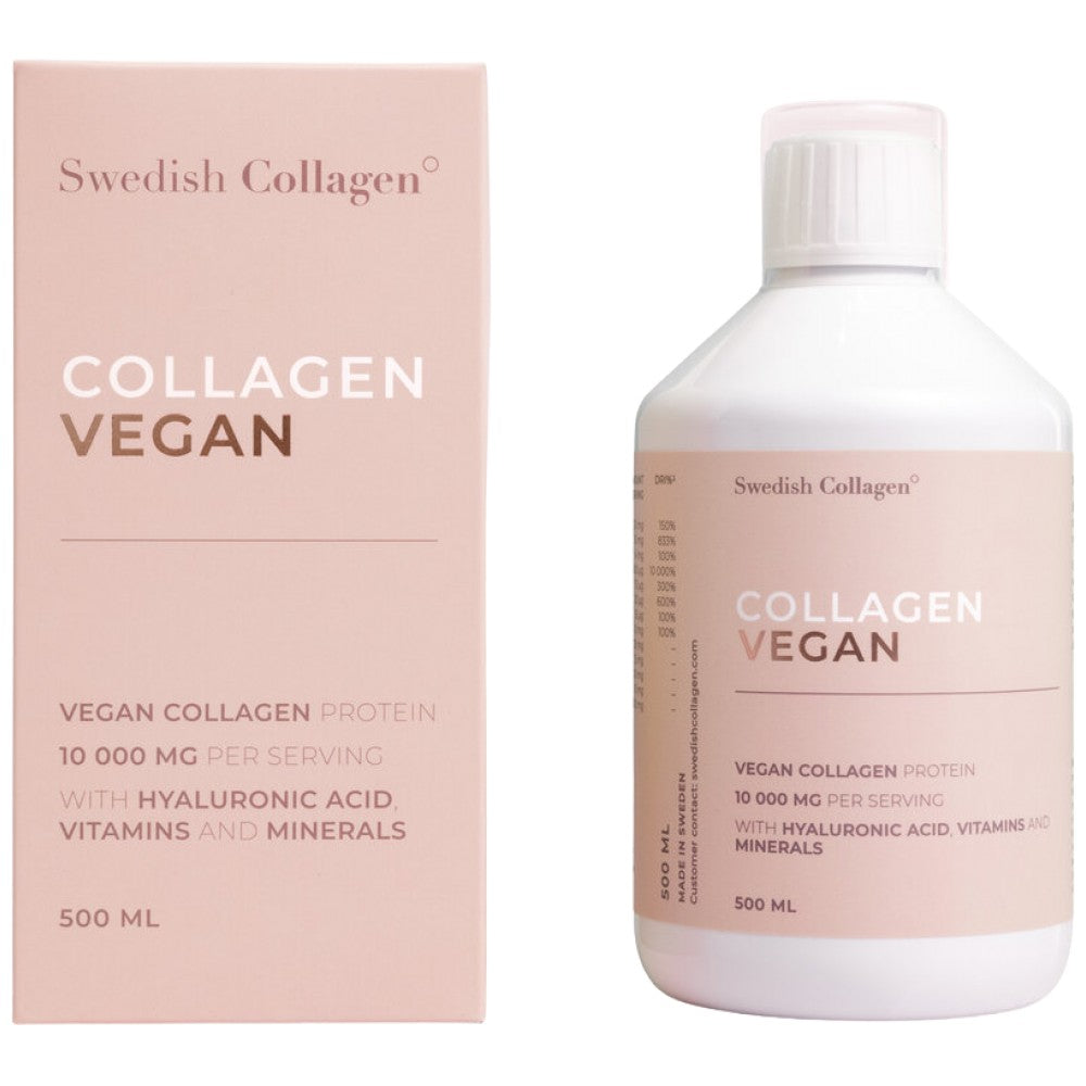 Swedish Collagen Vegan Liquid with Hyaluronic Acid, Vitamins and Minerals - Течен веган колаген