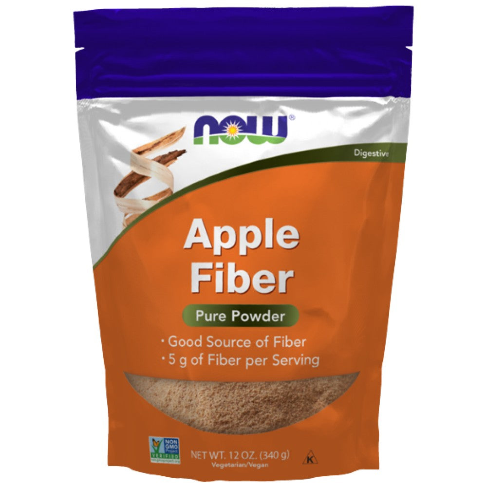 NOW Foods Apple Fiber Pure - Ябълкови фибри на прах