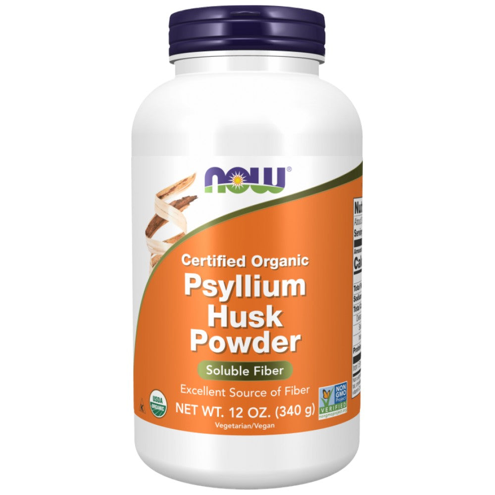 NOW Foods Psyllium Husk Powder Organic - Псилиум обвивки на прах