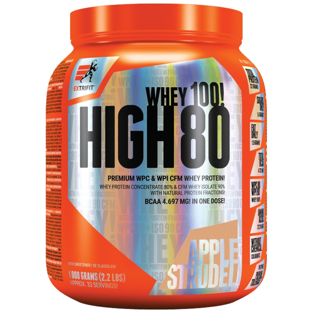 Extrifit Sports Nutrition High Whey 80 - Суроватъчен протеин концентрат 80%