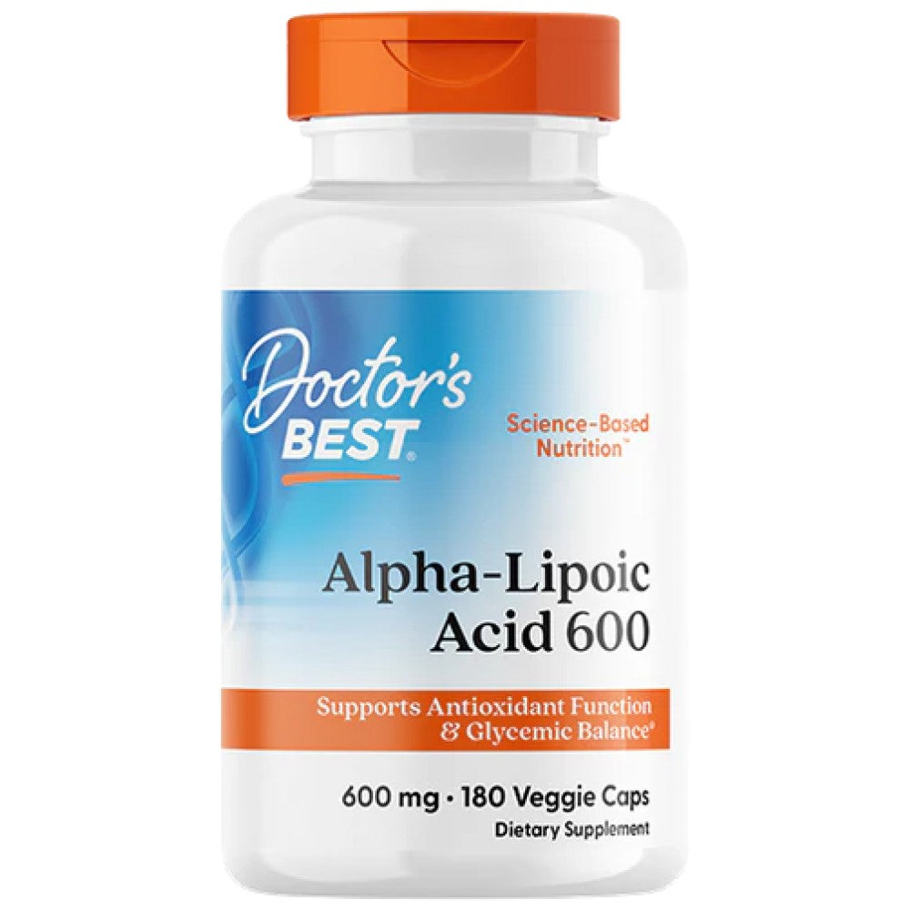 Doctor's Best BEST Alpha Lipoic Acid 600 mg - Алфа-липоева киселина 600 mg