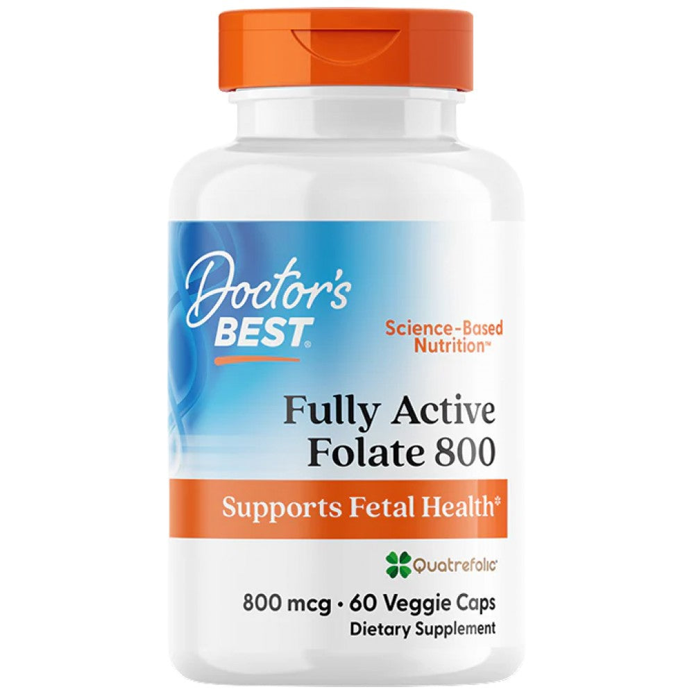 Doctor’s Best Fully Active Folate 800 mcg - Активен фолат 800 mcg