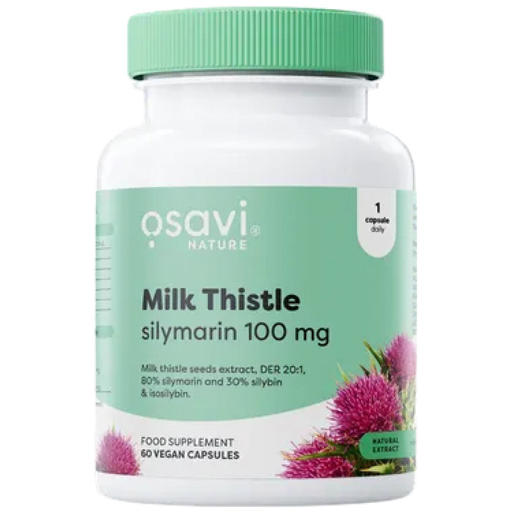 Osavi Milk Thistle Silymarin 100 mg - Бял трън силимарин 100 mg