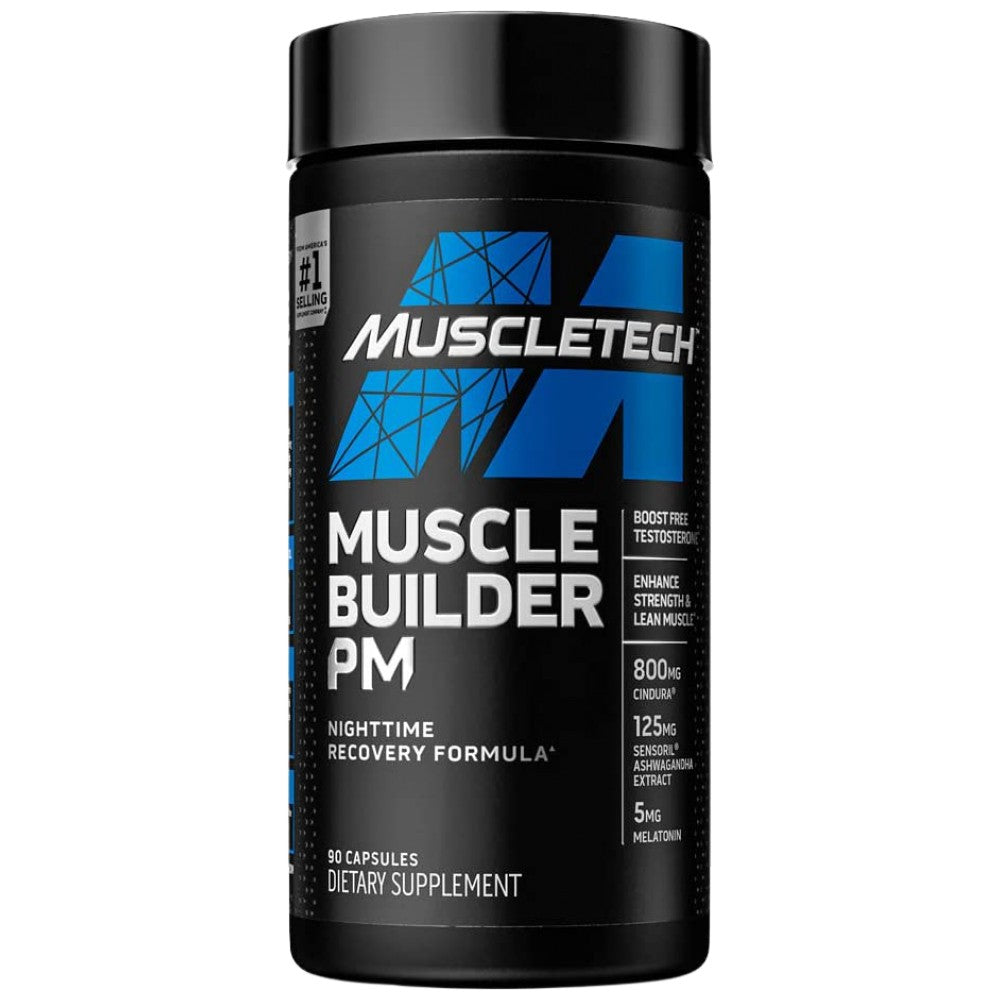 MuscleTech Muscle Builder PM Nighttime Recovery Formula - Формула за нощно възстановяване