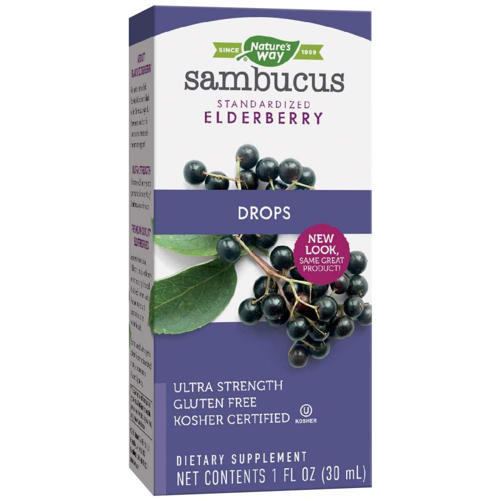 Nature’s Way Sambucus Drops Super Concentrate 30 ml - Капки от черен бъз концентрат
