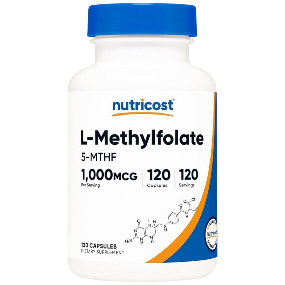 Nutricost L-Methylfolate 1000 mcg - Метилфолат 1000 mcg