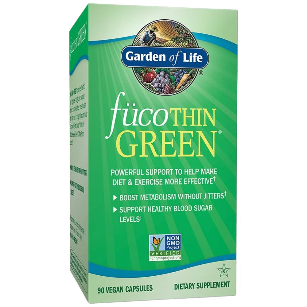 Garden Of Life RAW Concentrated Fucoxanthin RAW Green Coffee Bean Extract - Зелено кафе с фукоксантин