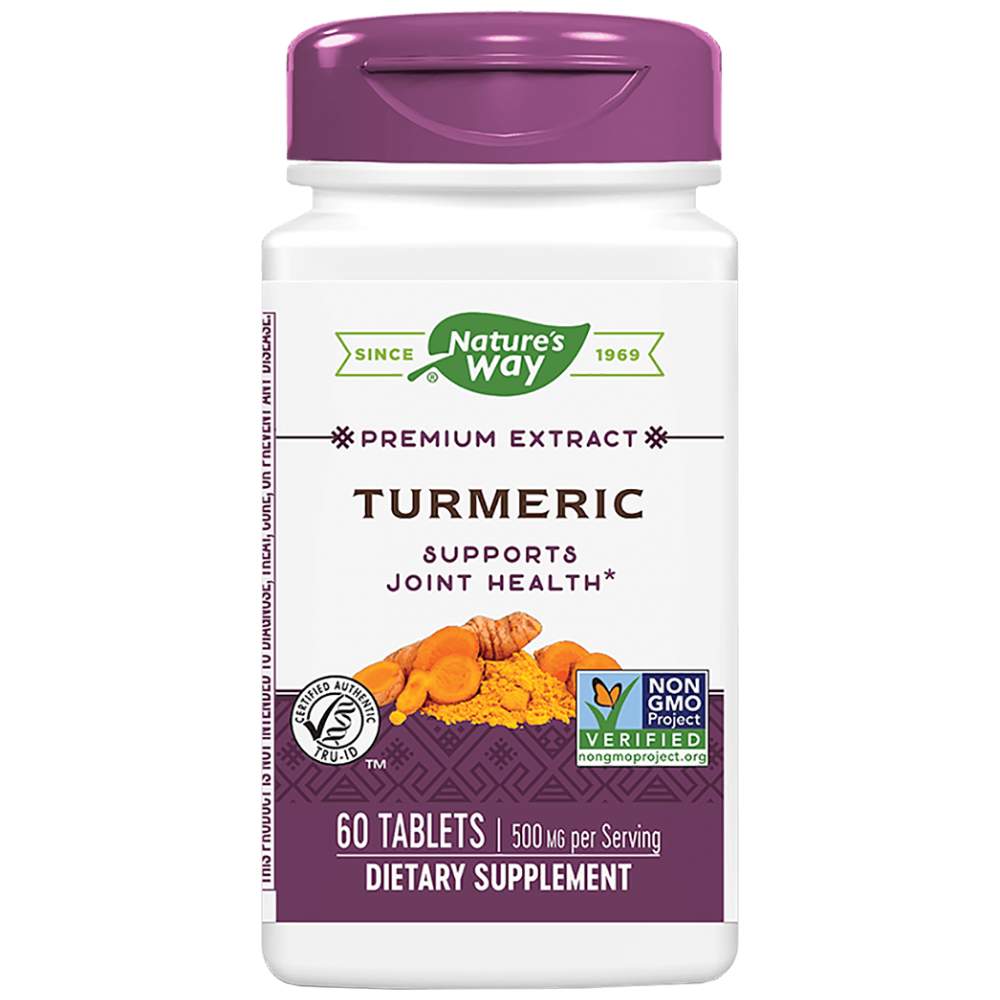 Nature’s Way Turmeric 500 mg - Куркума 500 mg