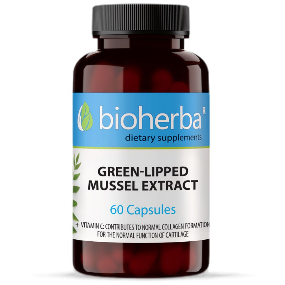 Bioherba Green Lipped Mussel Extract - Екстракт от зеленоуста мида за стави