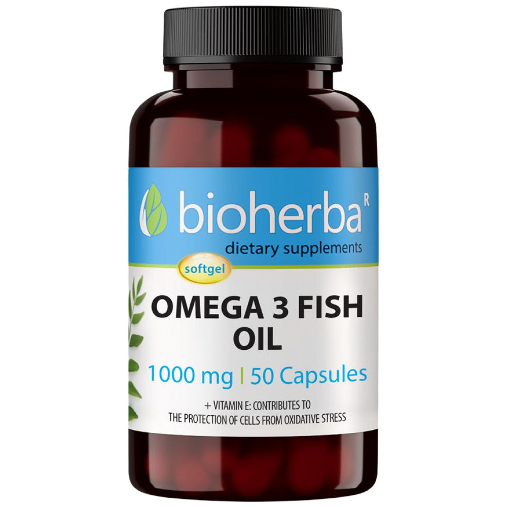 Bioherba Omega 3 Fish Oil 1000 mg - Рибено масло 1000 mg