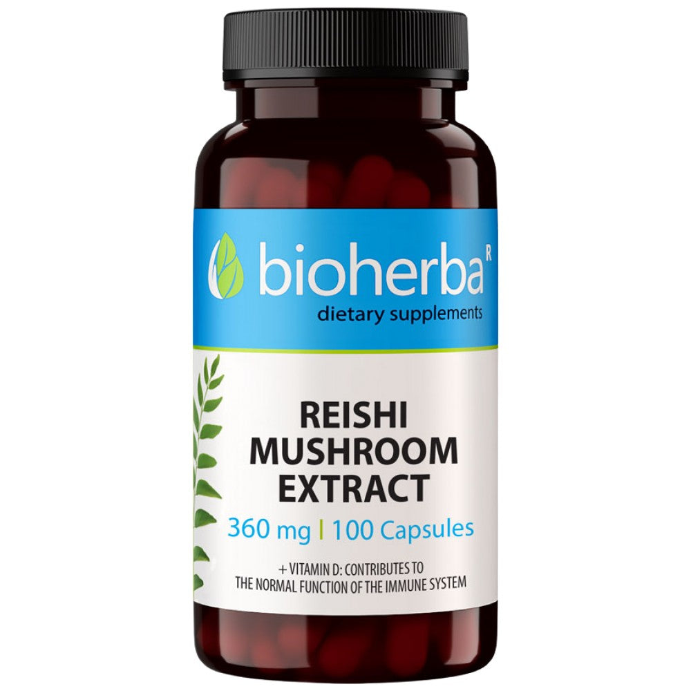 Bioherba Reishi Mushroom Extract 360 mg - Рейши екстракт 360 mg